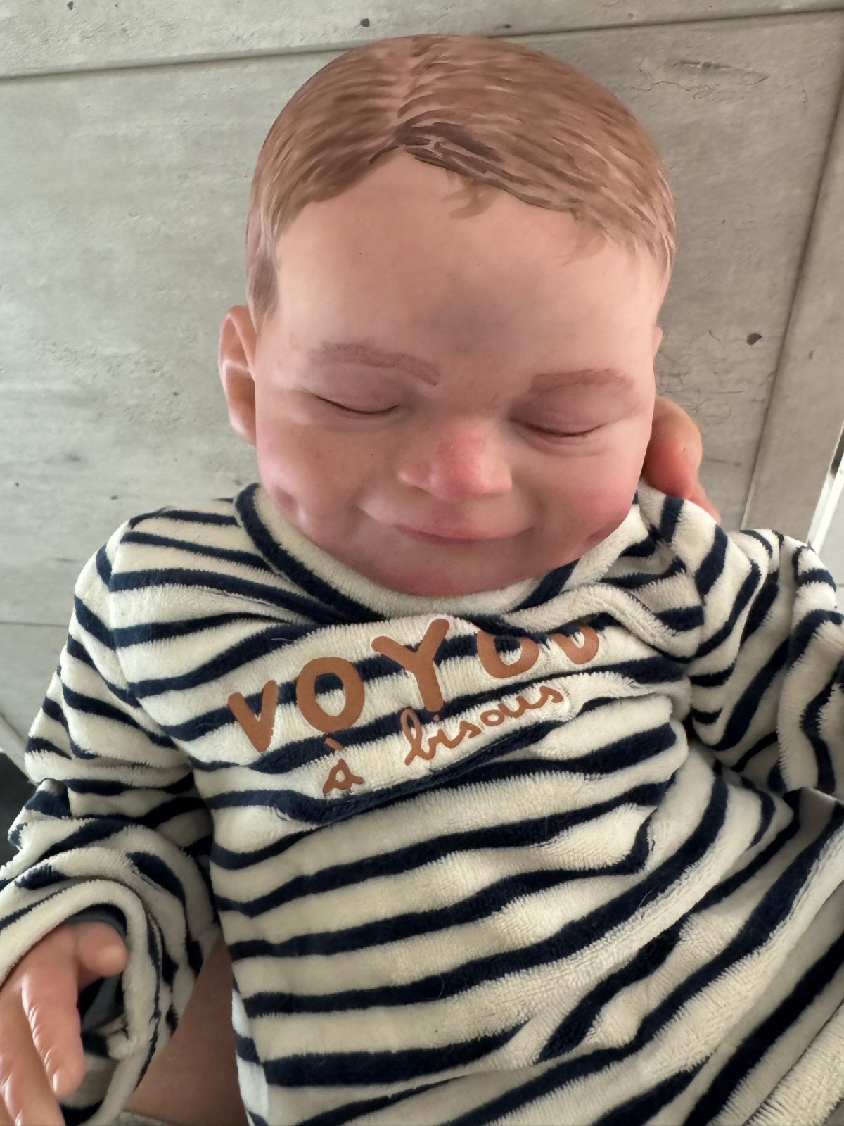 Reborn baby, Kinderen en Baby's, Ophalen of Verzenden, Zo goed als nieuw, Babypop
