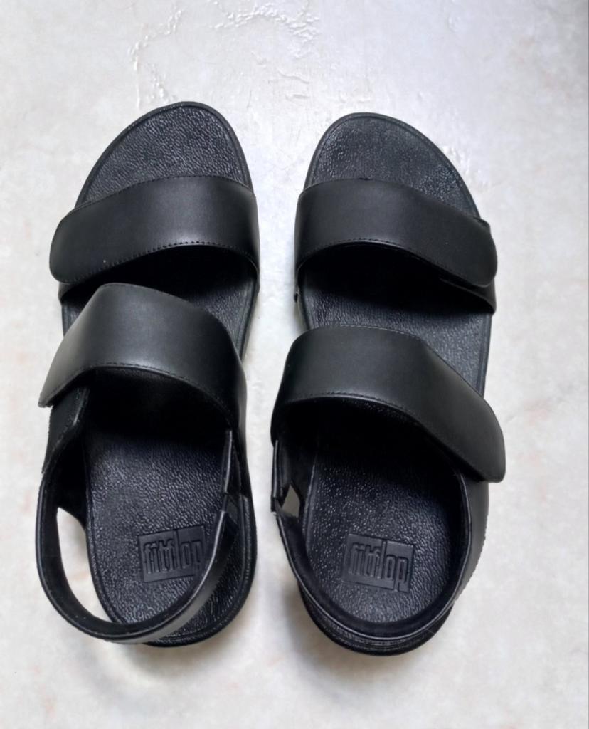 Fitflop sandalen zwart maat 39, Kleding | Dames, Schoenen, Ophalen of Verzenden, Zo goed als nieuw, Zwart, Sandalen of Muiltjes