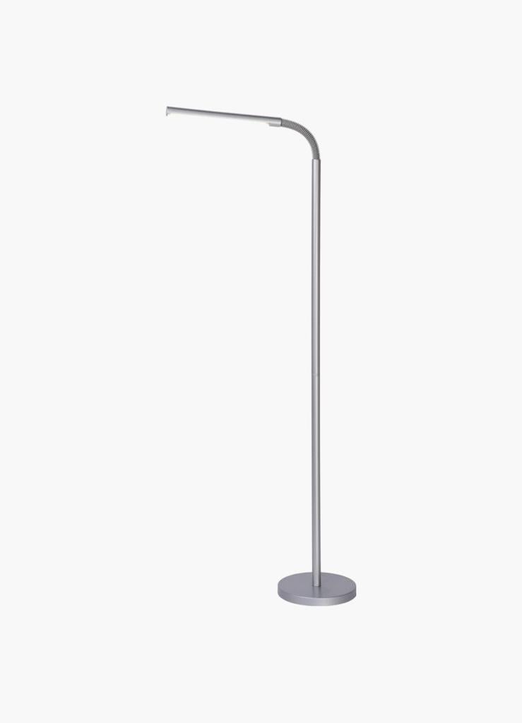Staande vloerlamp zilverkleurig Lucide, Ophalen, 75 cm of meer
