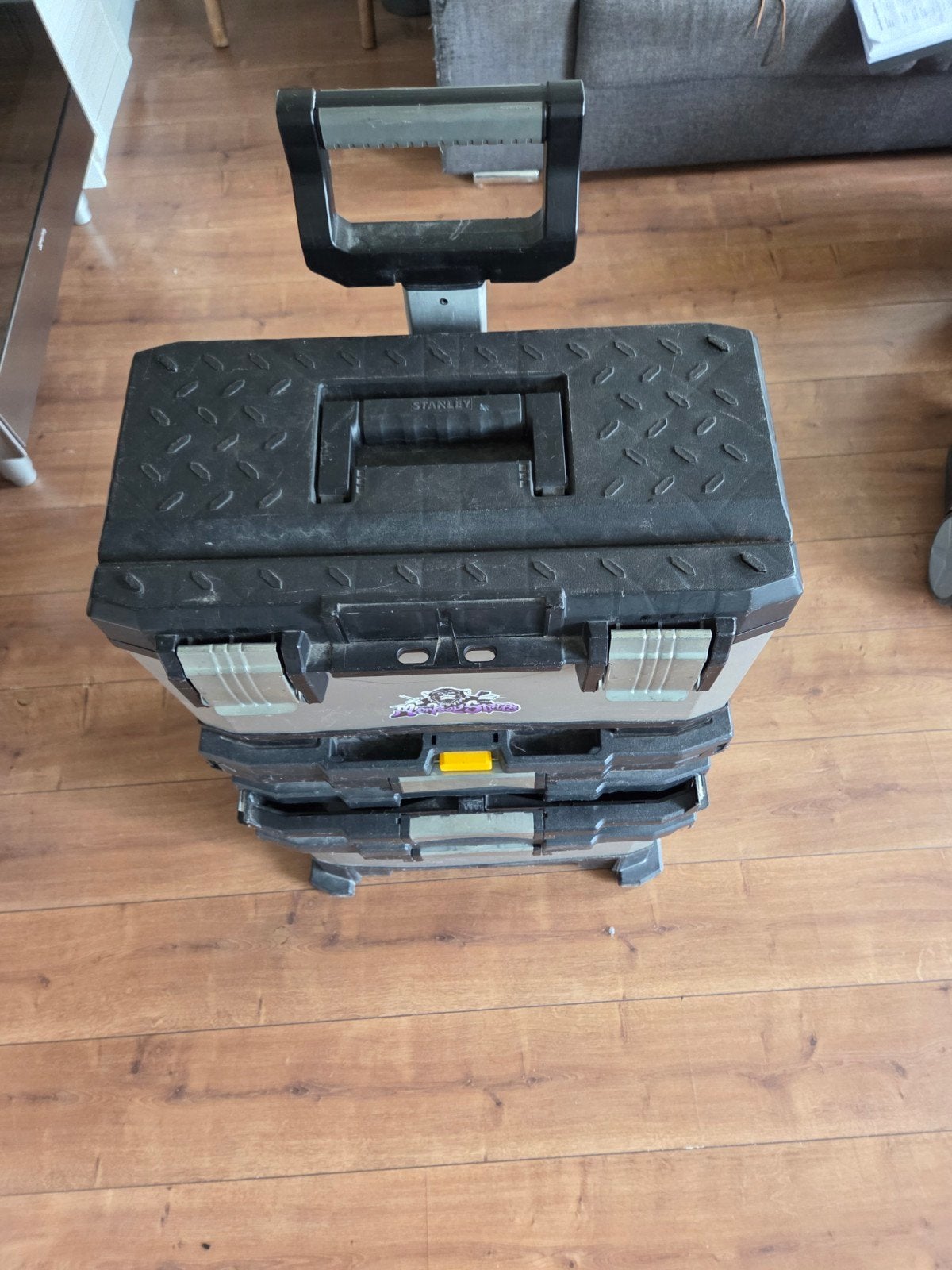 Stanley verrijdbare gereedschapskoffer / gereedschapswagen, Ophalen of Verzenden, Gebruikt