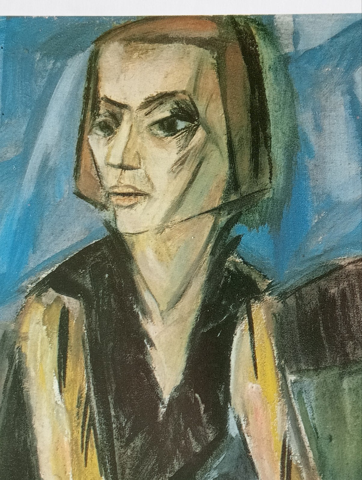 Erich Heckel portret print, Ophalen of Verzenden