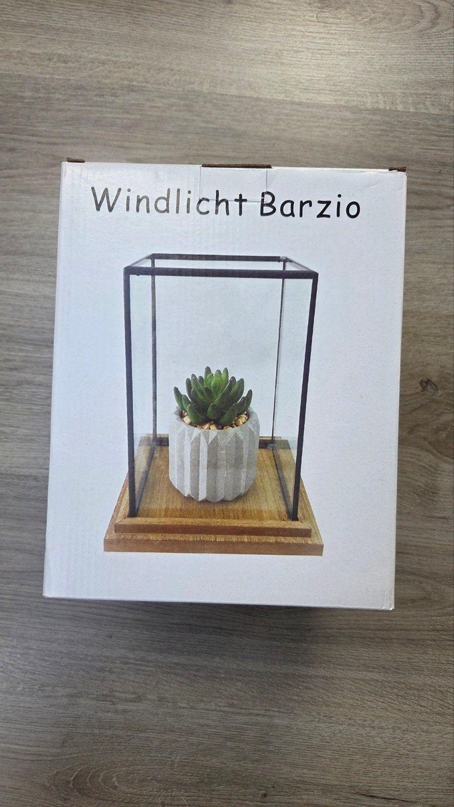 Windlicht Barzio groot en klein - Leuk voor binnen of buiten, Huis en Inrichting, Woonaccessoires | Kandelaars en Kaarsen, Ophalen of Verzenden