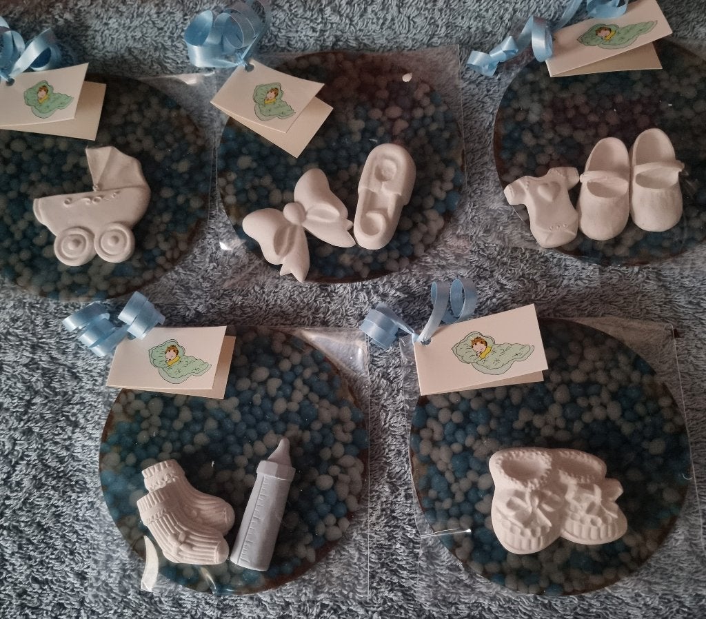 geboorte bedankjes, blauw en roze, Kinderen en Baby's, Kraamcadeaus en Geboorteborden, Ophalen of Verzenden, Nieuw