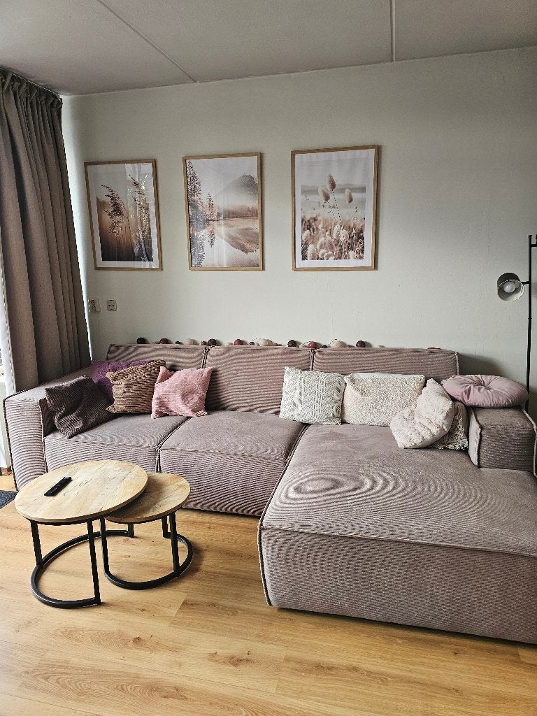 Bankstel, Huis en Inrichting, Banken | Bankstellen, Ophalen, 250 tot 300 cm, Gebruikt, Hoekbank