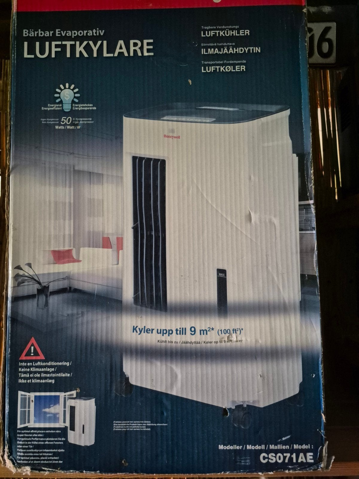 Honeywell air cooler+afstands bediening., Ophalen, Minder dan 60 cm, Overige typen, Minder dan 30 cm