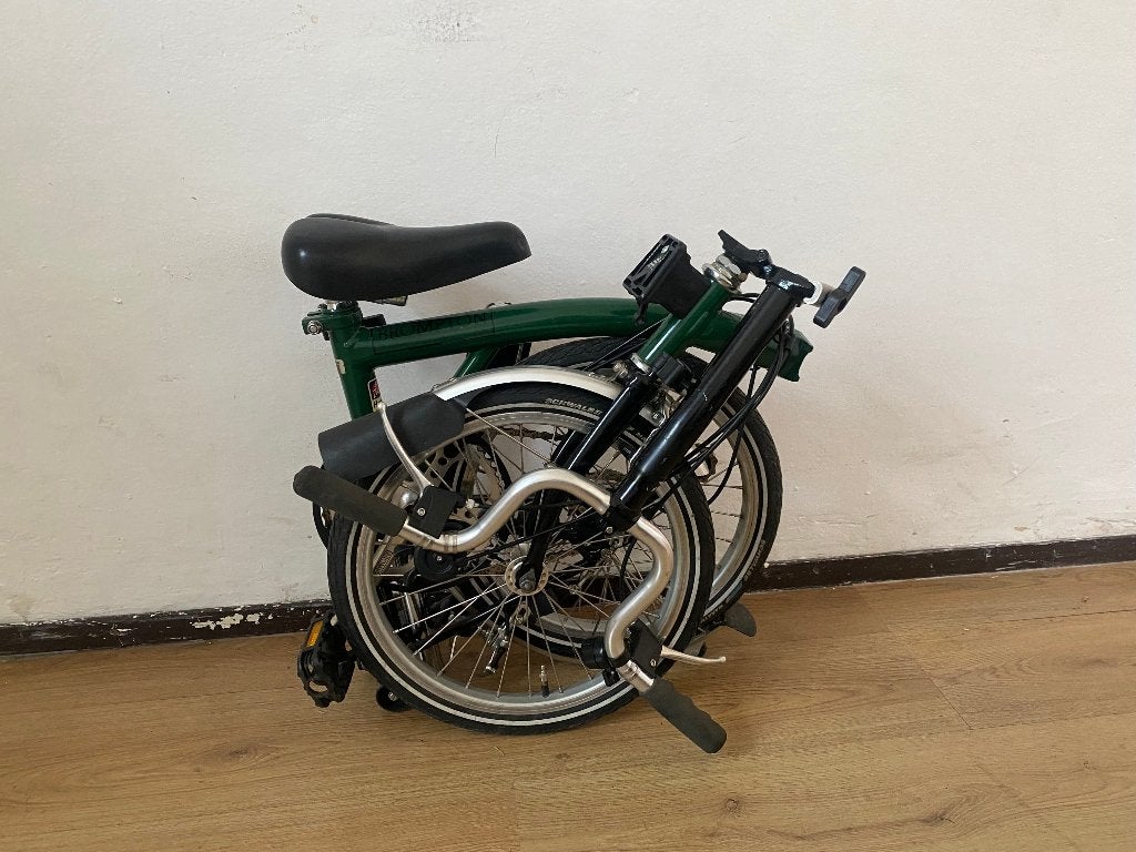 Brompton vouwfiets aangeboden, Ophalen, Gebruikt, Brompton, 16 tot 18 inch