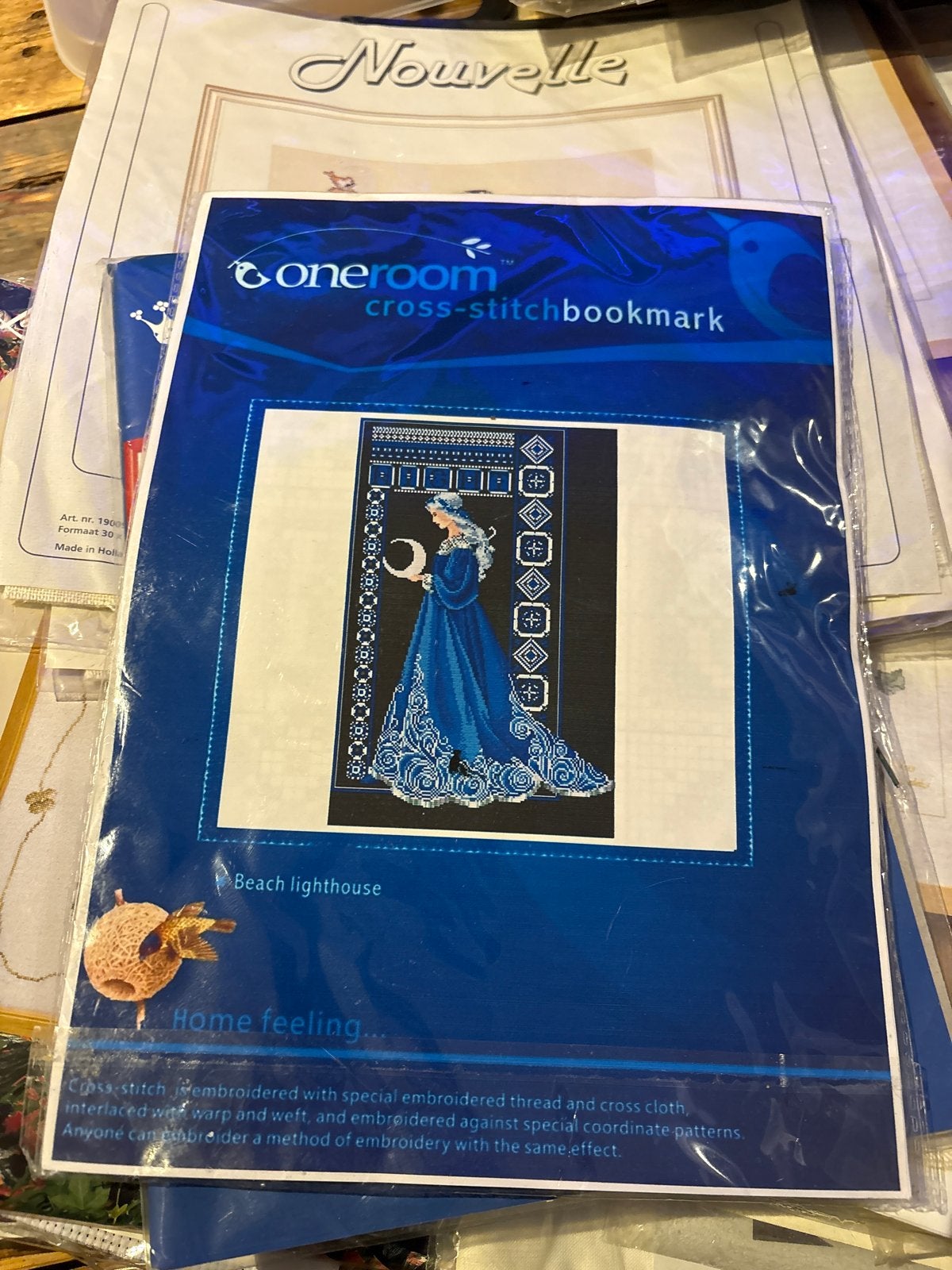 Nieuw Borduurpakket - OneRoom Cross-Stitch Bookmark, Verzenden, Nieuw, Handborduren, Borduurpakket
