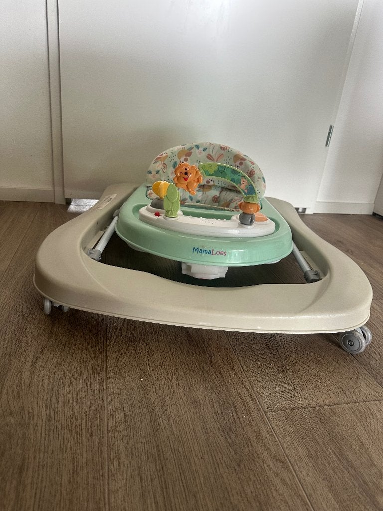 Loopstoel, Ophalen, Zo goed als nieuw, Babygym, Met wieltjes