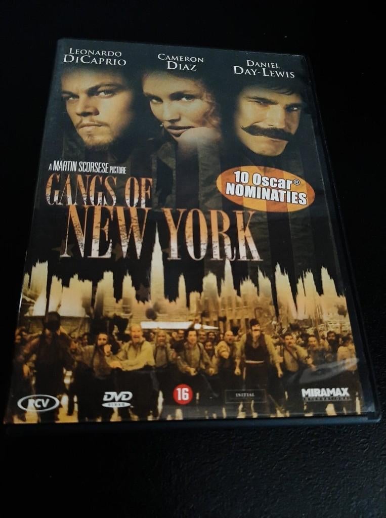 Gangs of New York, Leonardo DiCaprio, Cameron Diaz!, Vanaf 16 jaar, Ophalen of Verzenden, Gebruikt, Historisch of Kostuumdrama