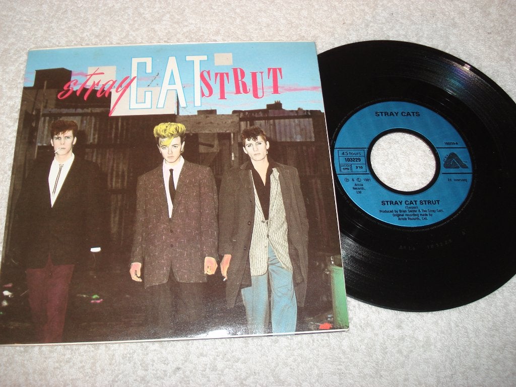 Stray Cats     Stray Cat Strut    France     Orgineel, Fotohoes, Ophalen of Verzenden, Zo goed als nieuw, Pop
