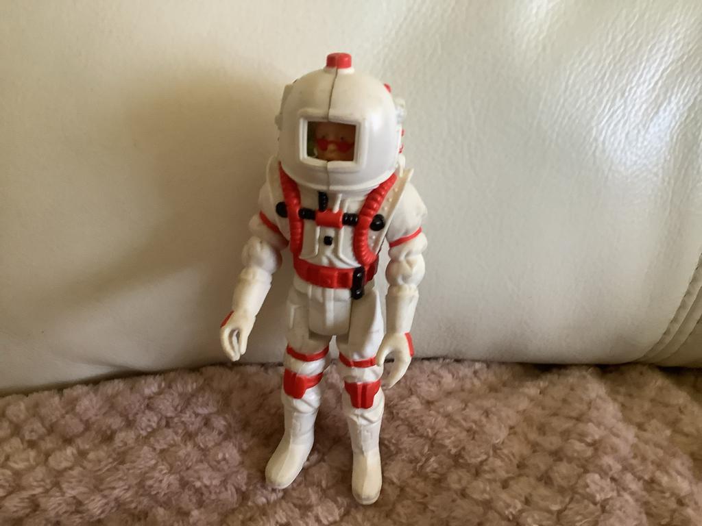 Vintage Ruimtevaarder Actiefiguur - Astronaut Speelgoed, Kinderen en Baby's, Speelgoed | Actiefiguren, Ophalen of Verzenden, Gebruikt