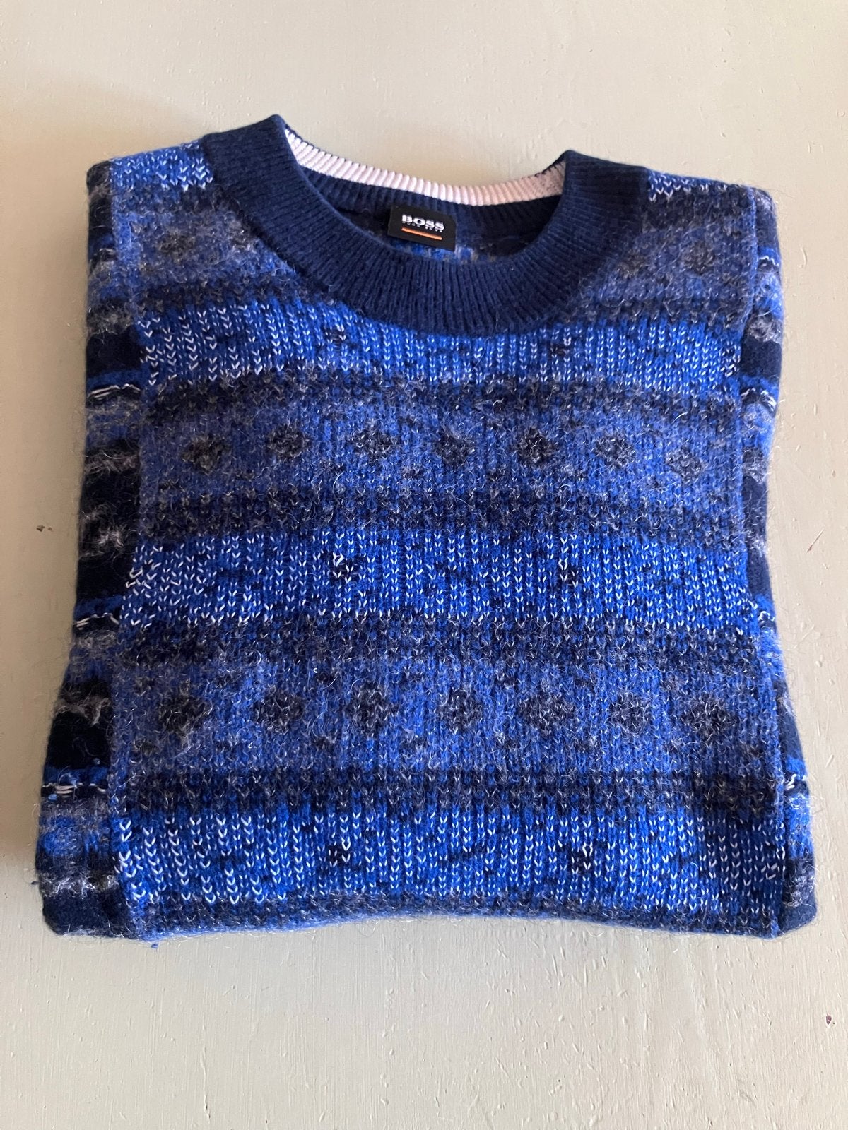 Hugo Boss Heren Trui Maat L - Wol - Zo goed als nieuw, Kleding | Heren, Ophalen of Verzenden, Zo goed als nieuw, Maat 52/54 (L)