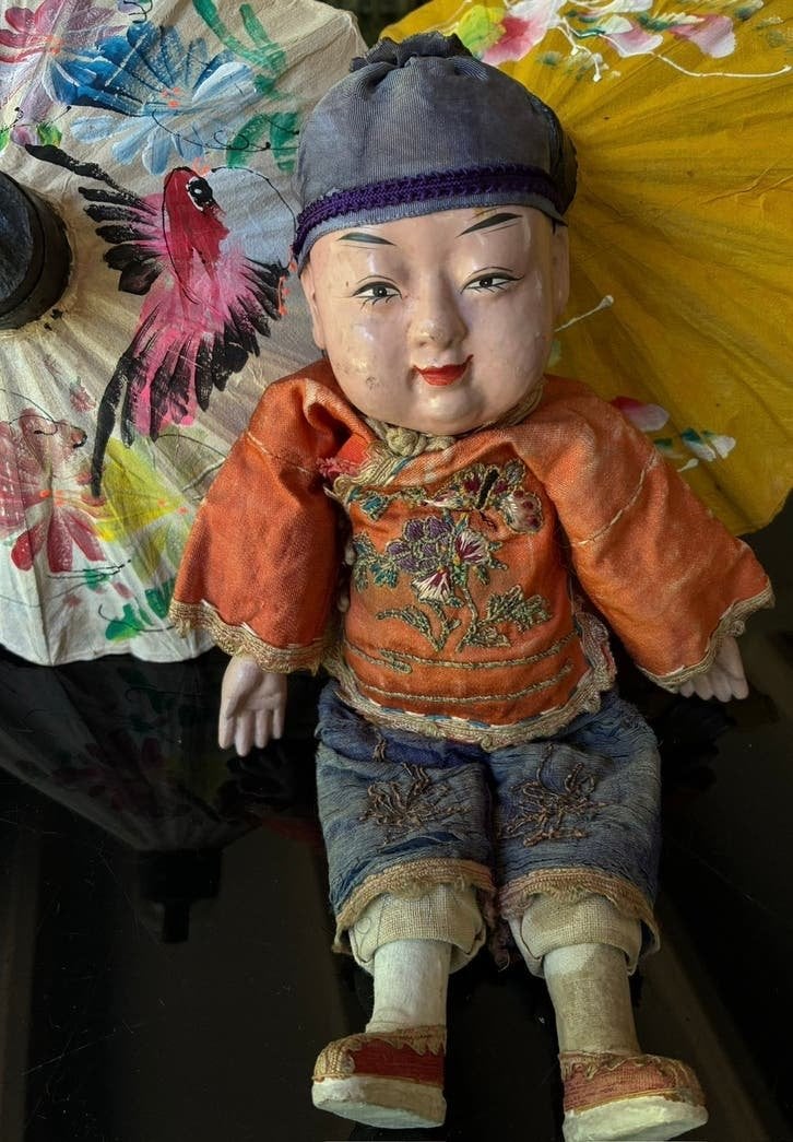 🌿Pop,Japan  ,”BIJZONDERE AZIATISCHE POP”GOFUN,🌿ca 1900, Verzenden