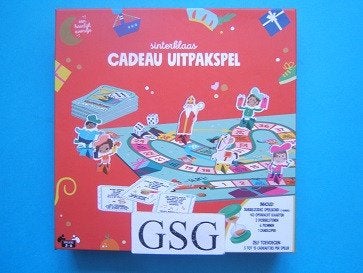 Sinterklaas cadeau uitpakspel nr. 10110-00, Ophalen, Nieuw