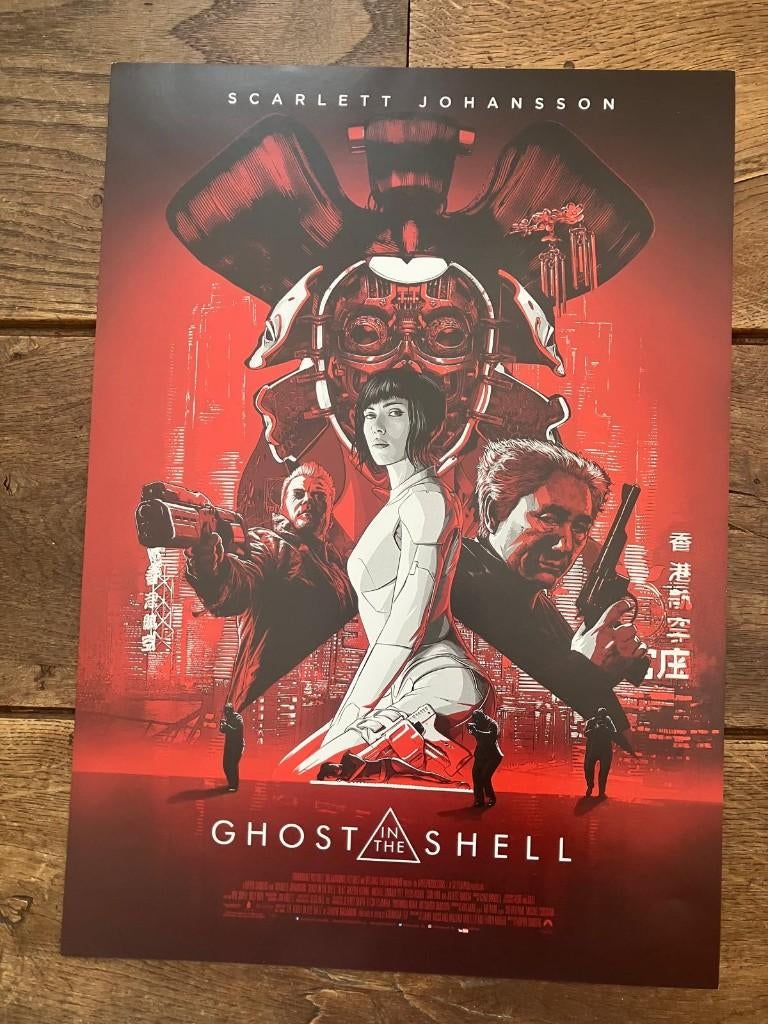 Ghost in the Shell orginele poster, Ophalen of Verzenden, Zo goed als nieuw, Film, Poster
