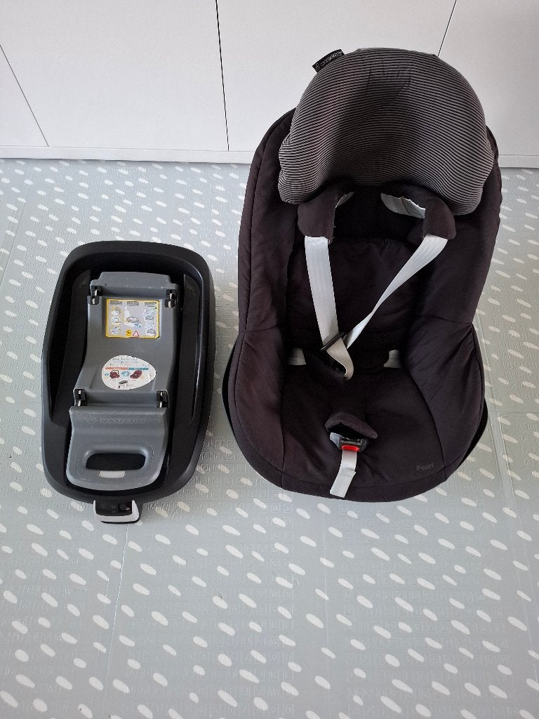 Maxi Cosi Pearl autostoel met Family fix onderstel (Isofix), Kinderen en Baby's, Autostoeltjes, Ophalen, Gebruikt, 9 t/m 18 kg