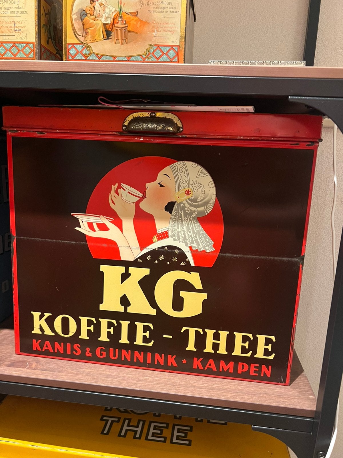 Winkelblik Kanis & Gunnink Kampen, Verzamelen, Blikken, Ophalen of Verzenden, Zo goed als nieuw, Overige