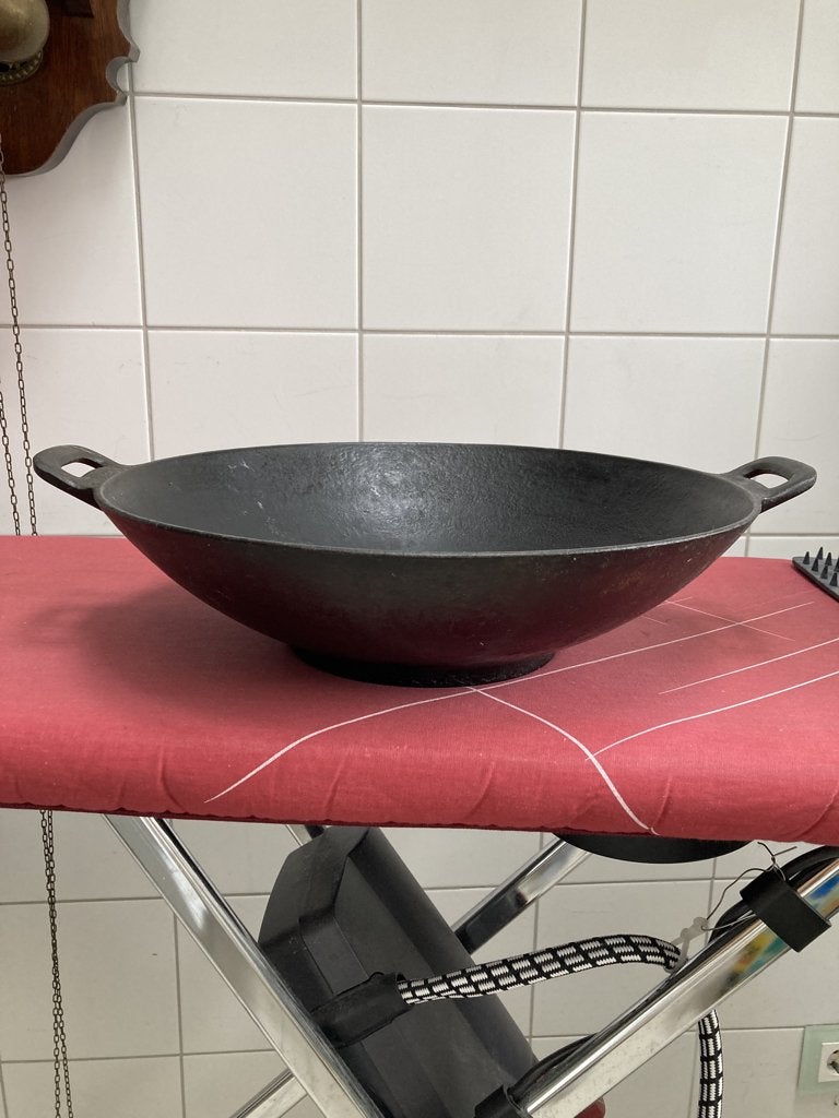 GRILLPLAAT EN WOKPAN GIETIJZER, Ophalen