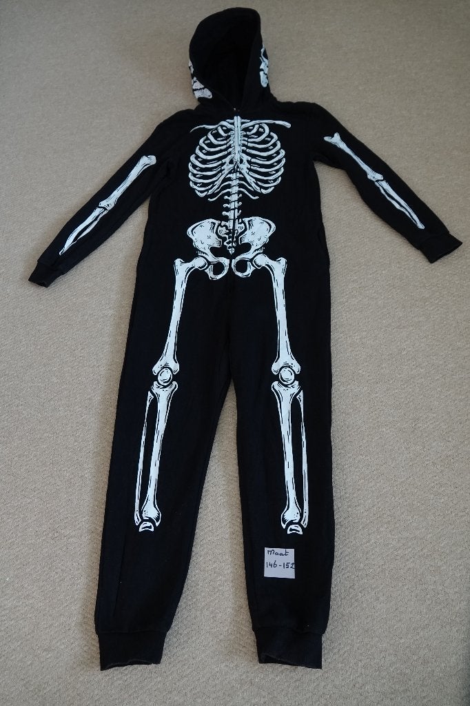 Halloweenpak  maat 152-158, Ophalen of Verzenden, Zo goed als nieuw, Pak of Jurk
