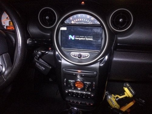 Navigatie Mini Cooper 2006-2013 android 15 apple carplay, Auto diversen, Autoradio's, Oberonweg 262 3208pg, Nieuw, Ophalen of Verzenden