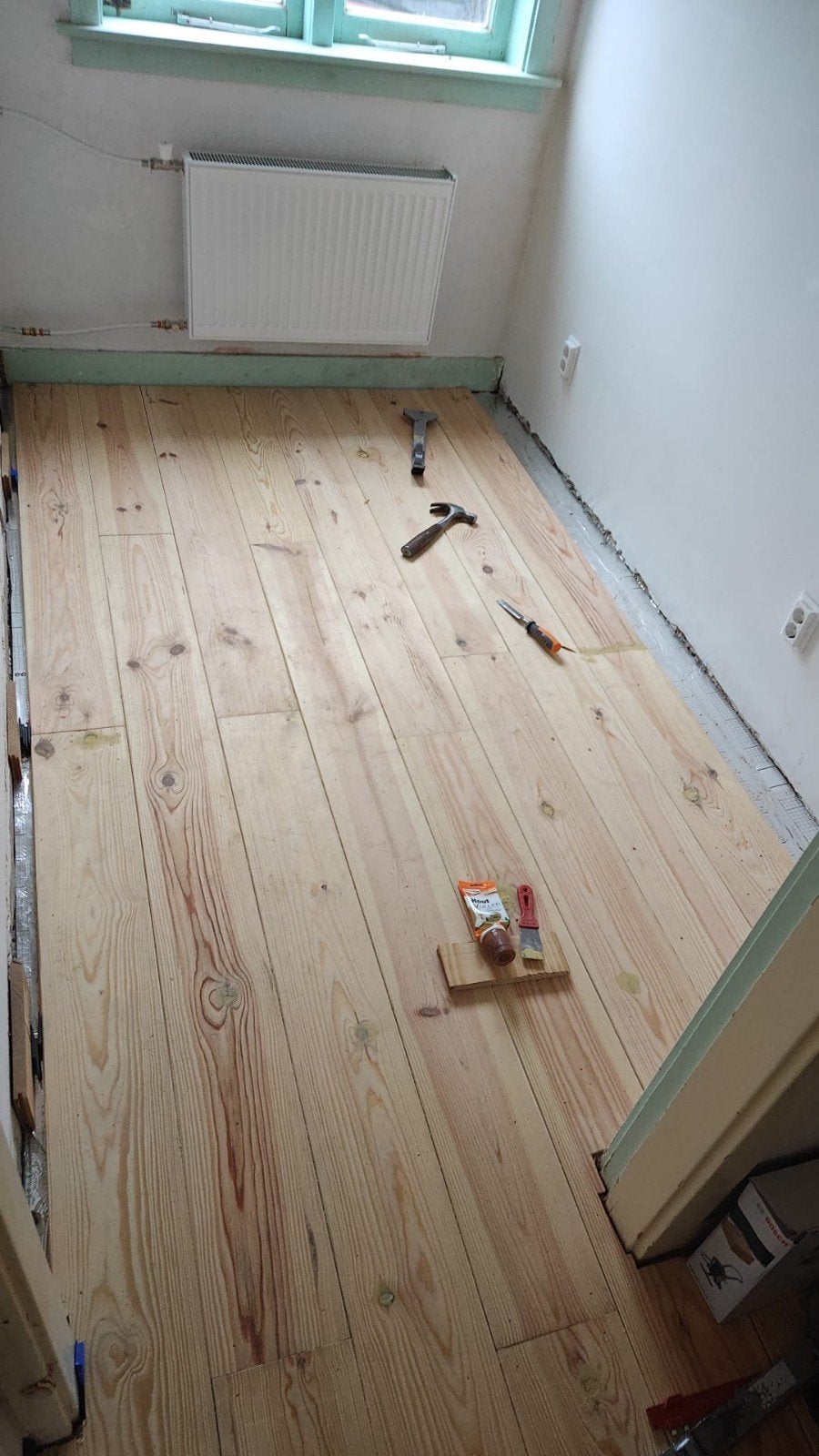 Gebruikt  eiken, grenen, pvc en laminaat, leggen 8,- per m2, Gebruikt, 75 m² of meer, Modern en klassiek, Ophalen