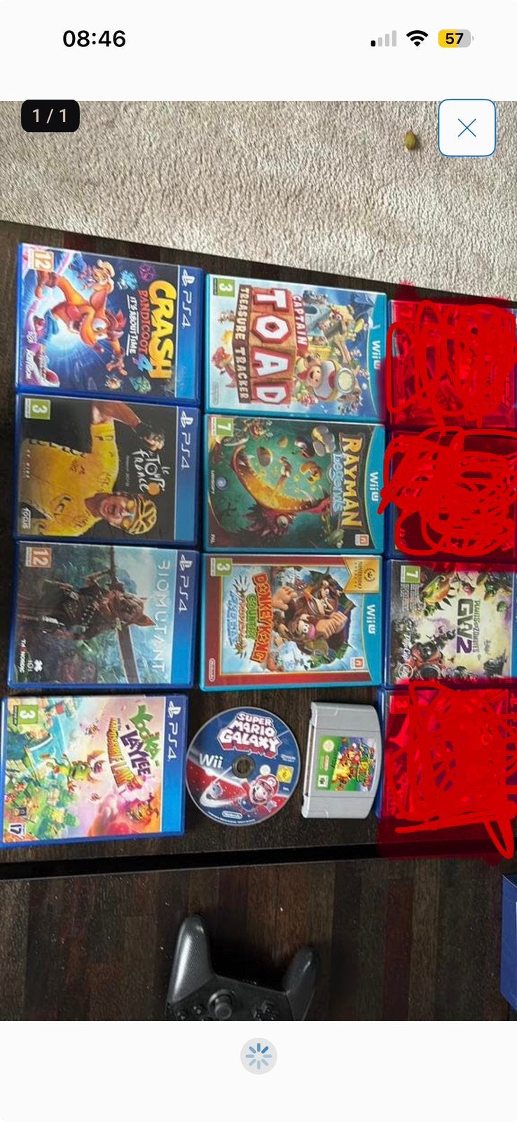Spellen voor wii u en ps4, Alle leeftijden, Ophalen, Zo goed als nieuw, Overige typen