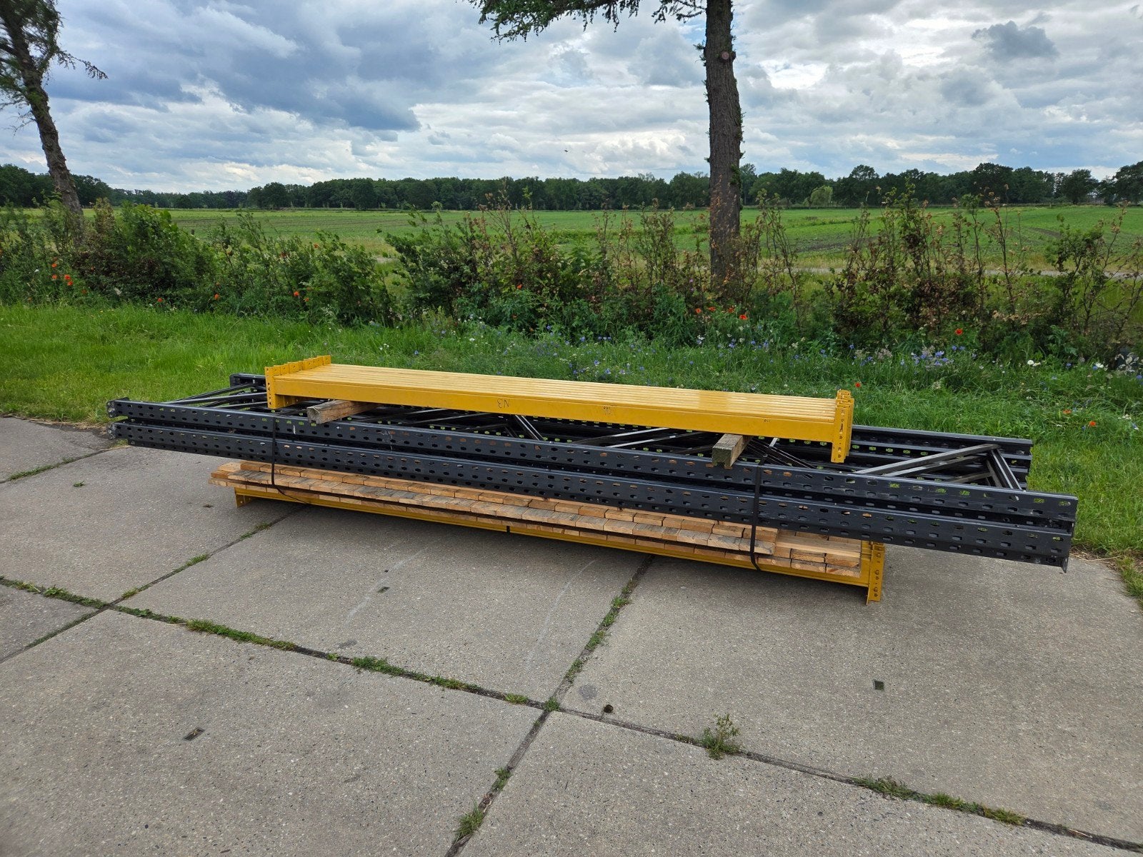 Link51 palletstelling magazijnstelling 9.6m 4.5x0.9x2.7/3.3m, Ophalen of Verzenden