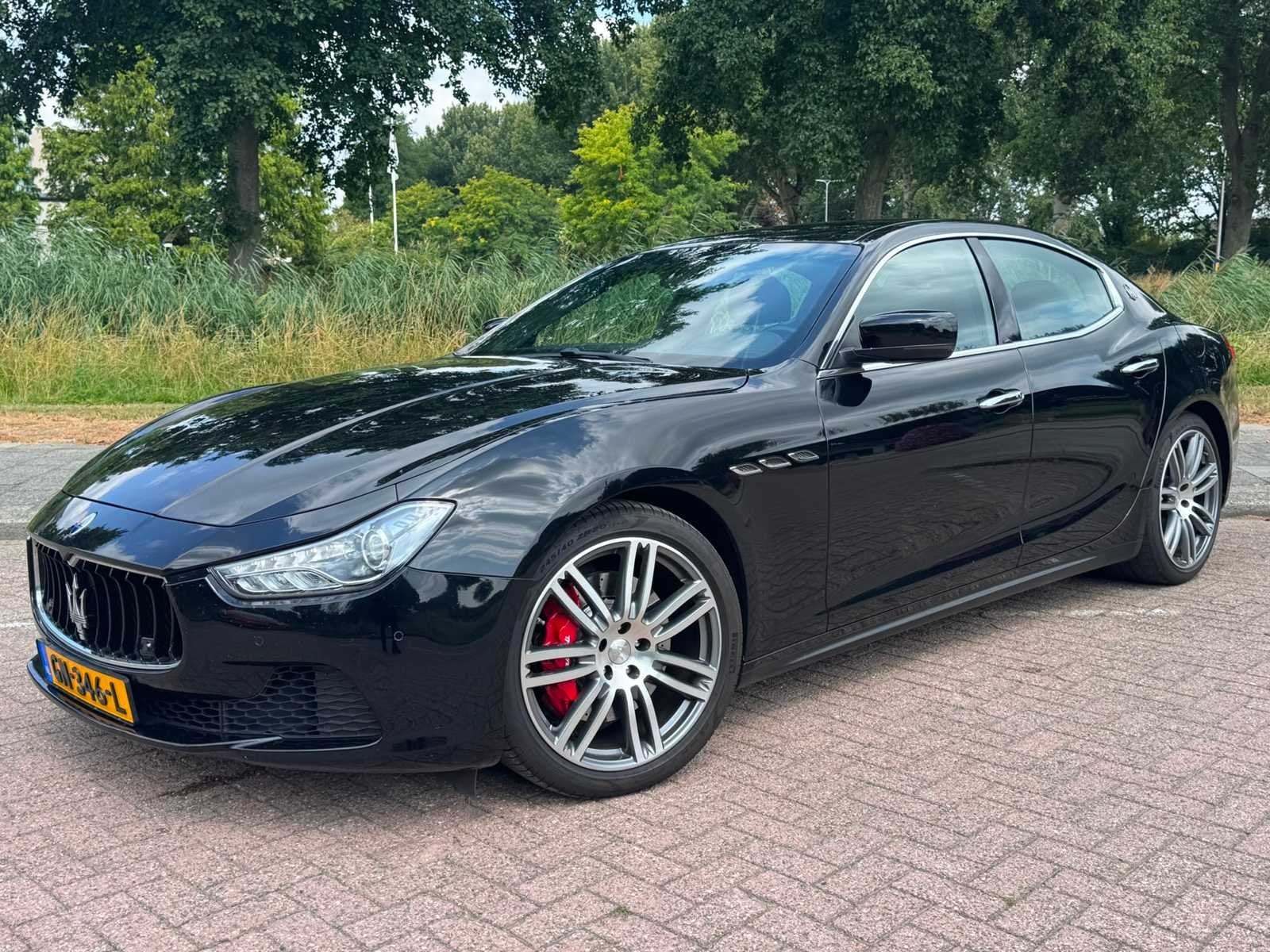Maserati Ghibli 3.0 V6 D Automaat* GN-346-L, Auto's, Maserati, Euro 5, Achterwielaandrijving, Gebruikt, Origineel Nederlands