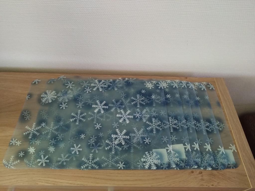 Blauwe placemats 6 stuks., Ophalen of Verzenden