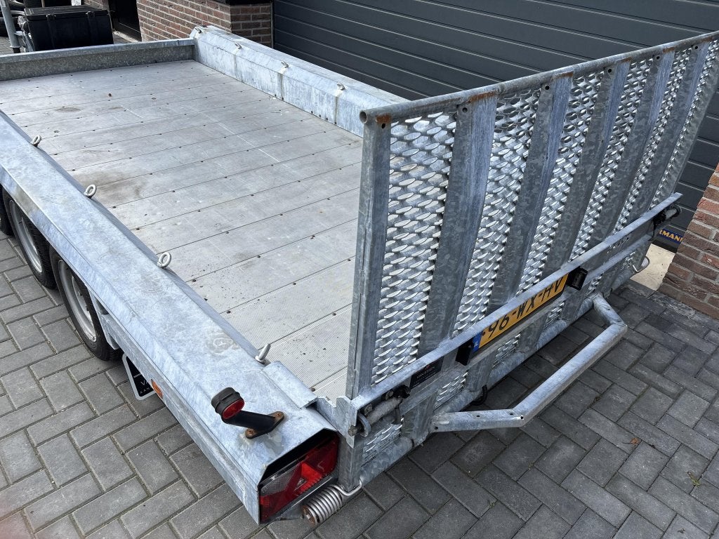 Hulco Machinetransporter oprijwagen aanhanger aanhangwagen, Gebruikt