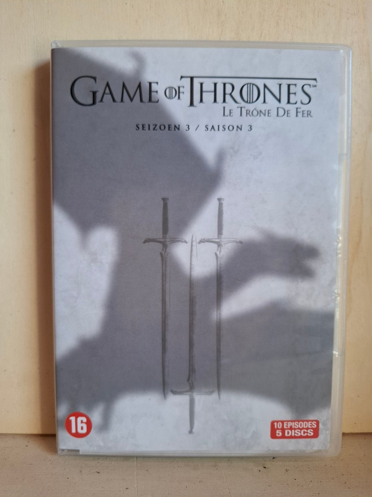 Game of Thrones Seizoen 3 - Actie Fantasy Tv-serie - 5 DVD, Vanaf 16 jaar, Inclusief doosje, Science Fiction en Fantasy, Spaans