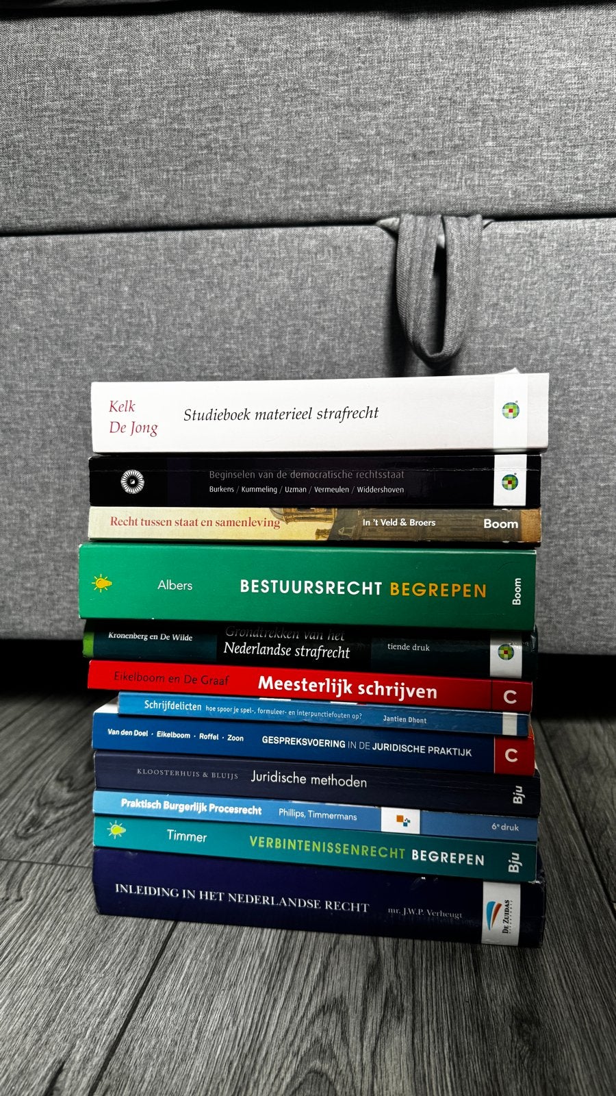 HBO/UNI schoolboeken eerste jaar Rechten, Ophalen of Verzenden, Gamma, Zo goed als nieuw, HBO
