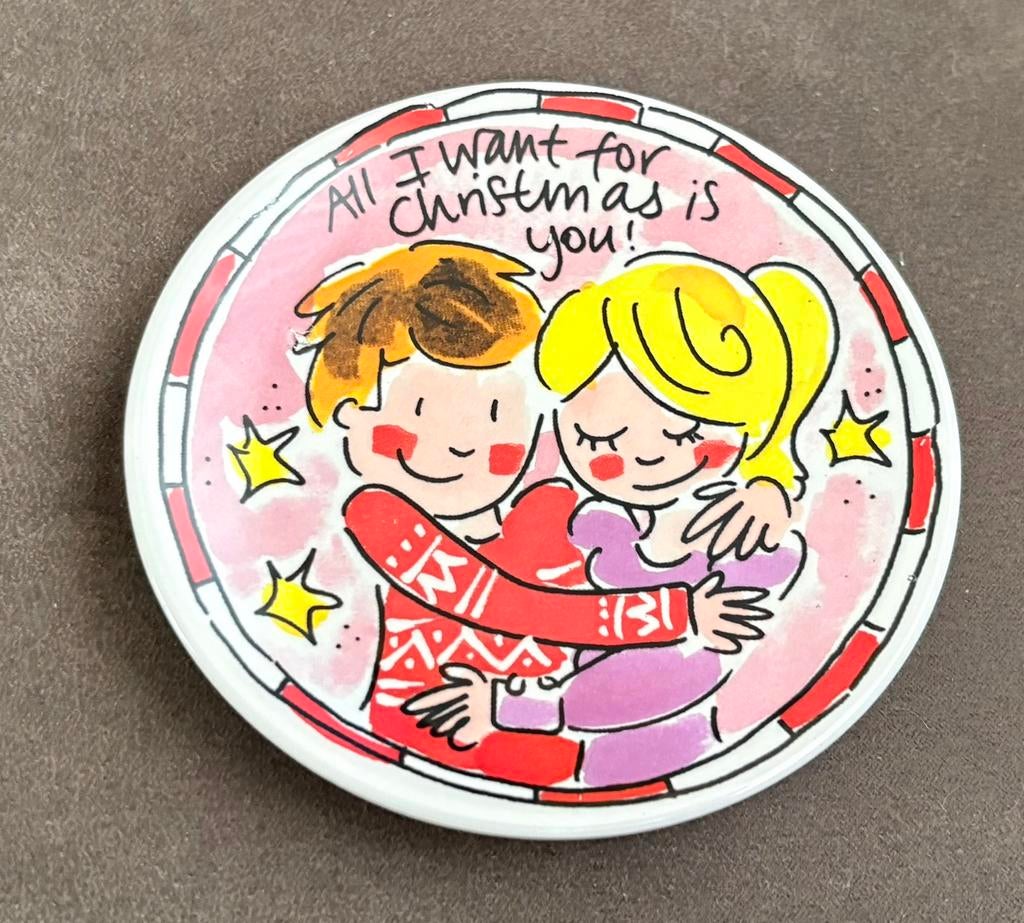 Blond Amsterdam petit four (kerst editie), Ophalen, Nieuw, Aardewerk, Bord(en)