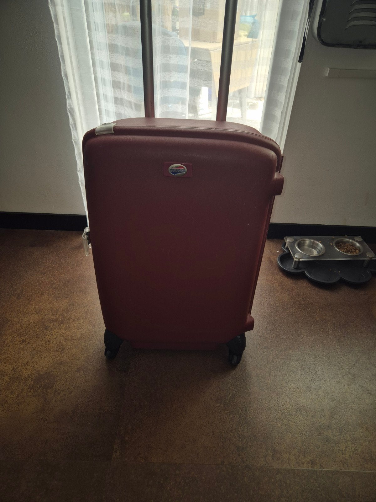 samsonite Spinner Reiskoffer met wieltjes en uitschuifbare h, Uitschuifbare handgreep, 30 cm of meer, Gebruikt, Ophalen of Verzenden