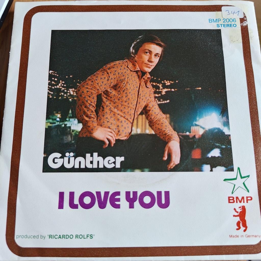 Günther - I Love You (Vinyl Single BMP 2006 Stereo), Ophalen of Verzenden, Gebruikt, 7 inch