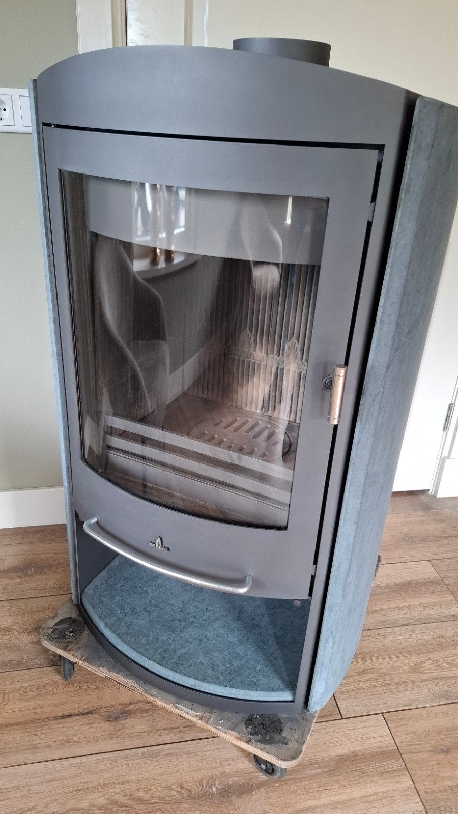Barbas eco 400-r houtkachel met speksteen, Ophalen, Gebruikt, Hout, Houtkachel