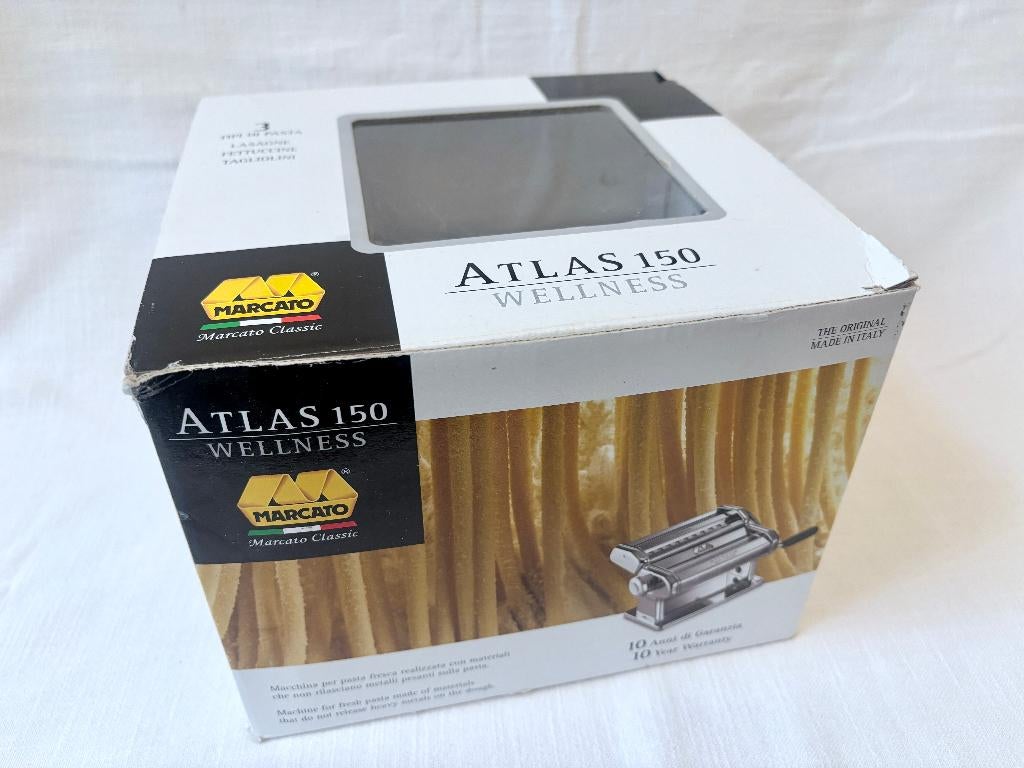 Marcato - Pastamachine - Atlas 150 WELLNESS, Verzenden, Zilver, Zo goed als nieuw, Metaal