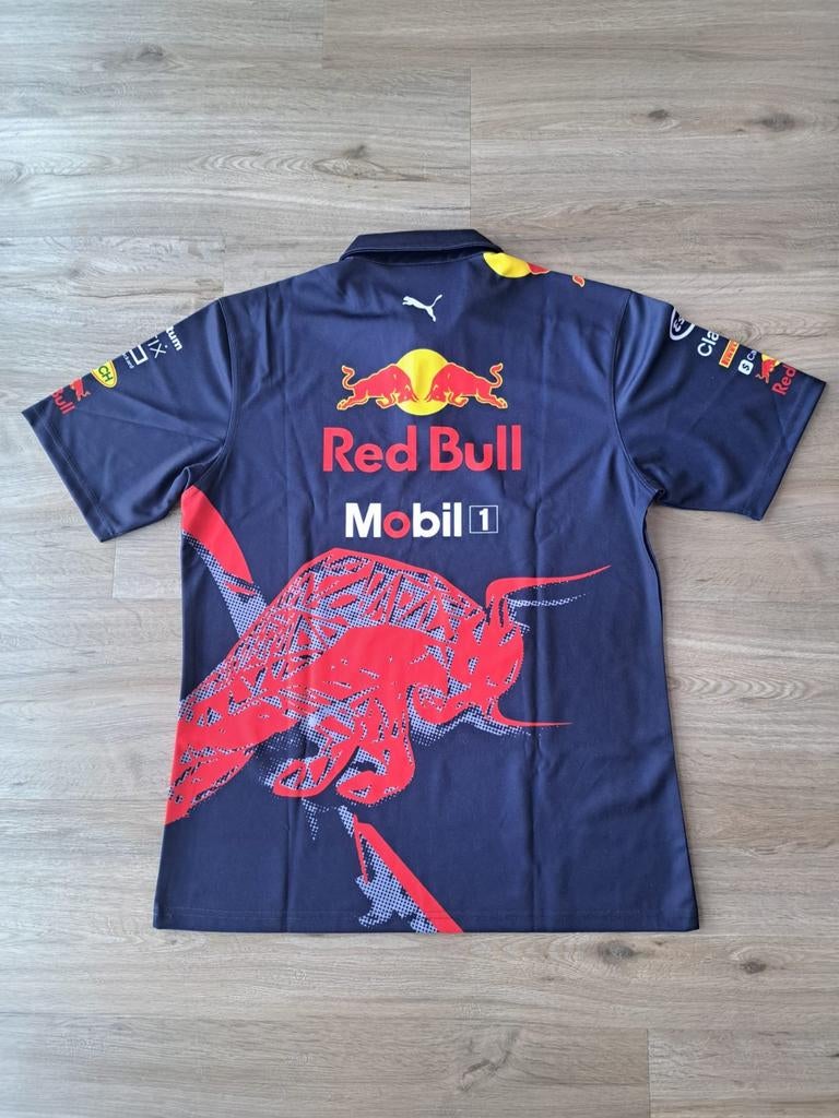 Red Bull Racing Max Verstappen Shirt 2XL, Puma, Blauw, Maat 56/58 (XL), Ophalen of Verzenden