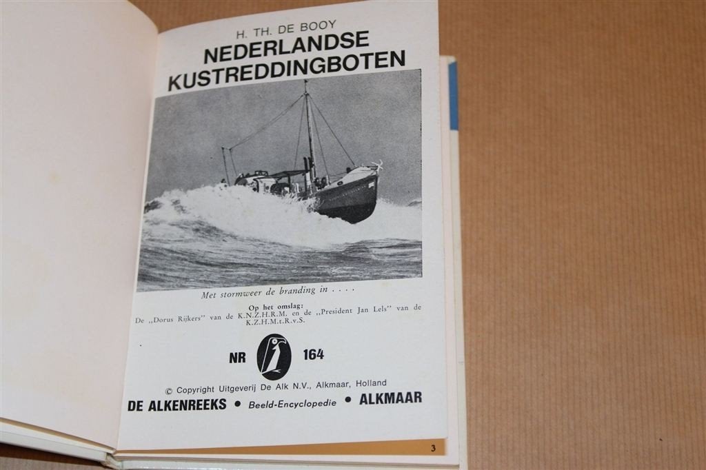 Nederlandse Kustreddingboten — Alkenreeks Nr. 164 [1968], Boeken, Ophalen of Verzenden, Gelezen