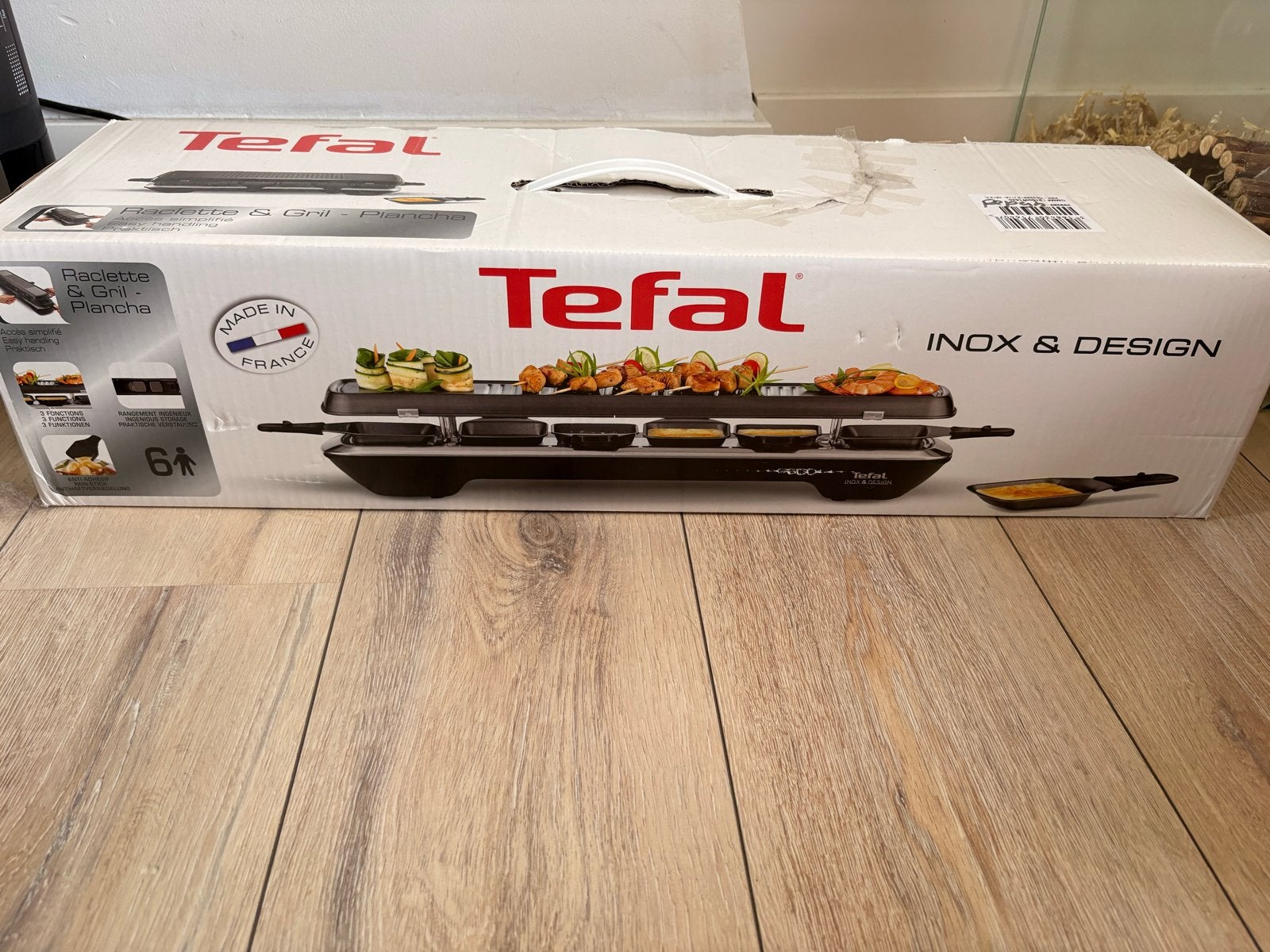 Tefal Raclette & Grill Plancha - 6 personen, Ophalen, Gebruikt, 4 t/m 7 personen