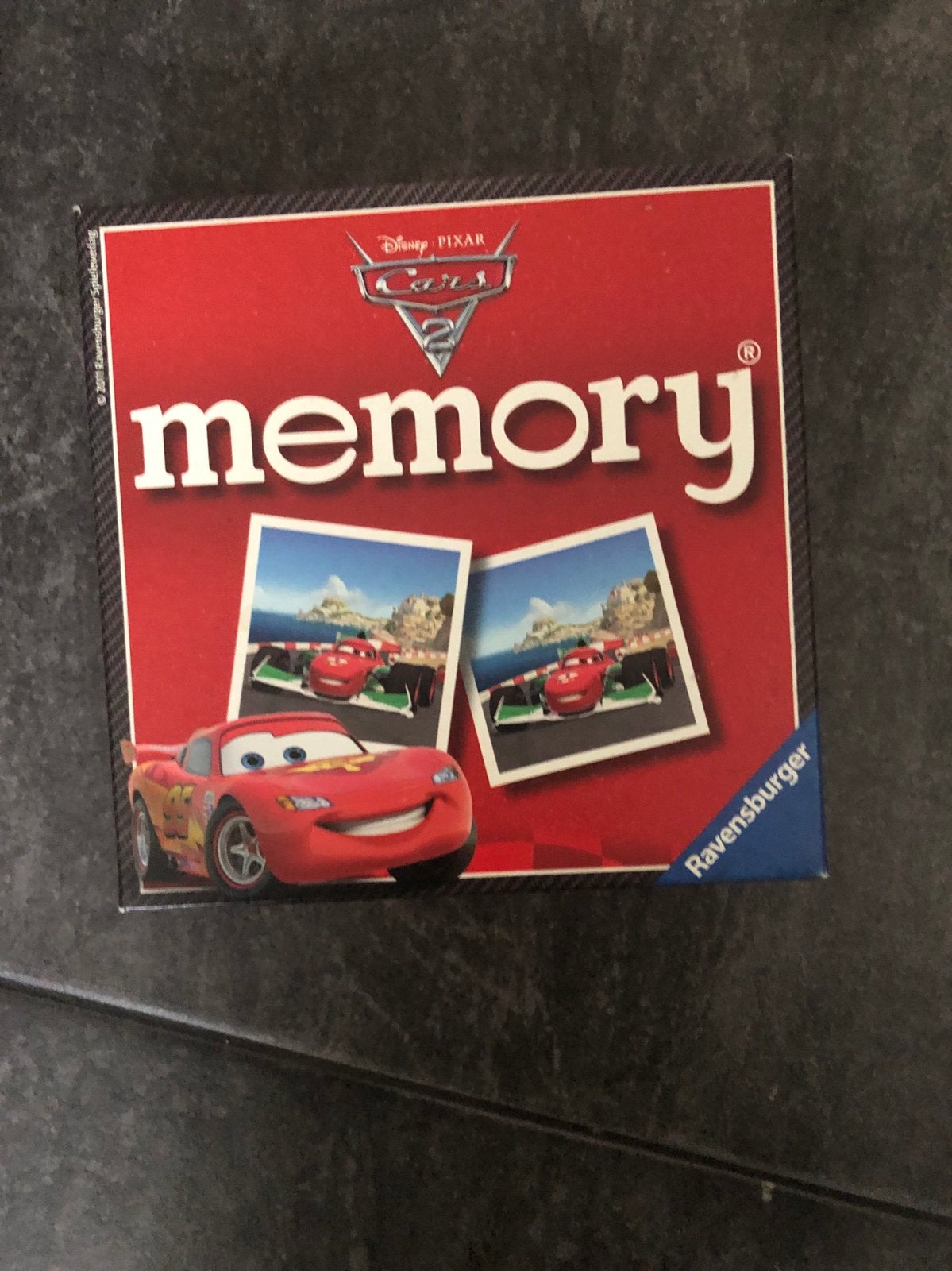 Disney Cars 2 Memory spel van Ravensburger, Drie of vier spelers, Ophalen of Verzenden, Gebruikt