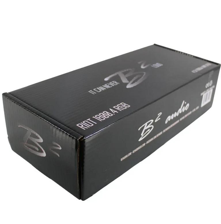 B2 Audio RIOT 1800.4 RGB 4 kanaals versterker 4 x 450WRMS, ., Nieuw, Ophalen of Verzenden, Plantevej 35, 2870 Dyssegaard, Denmark
