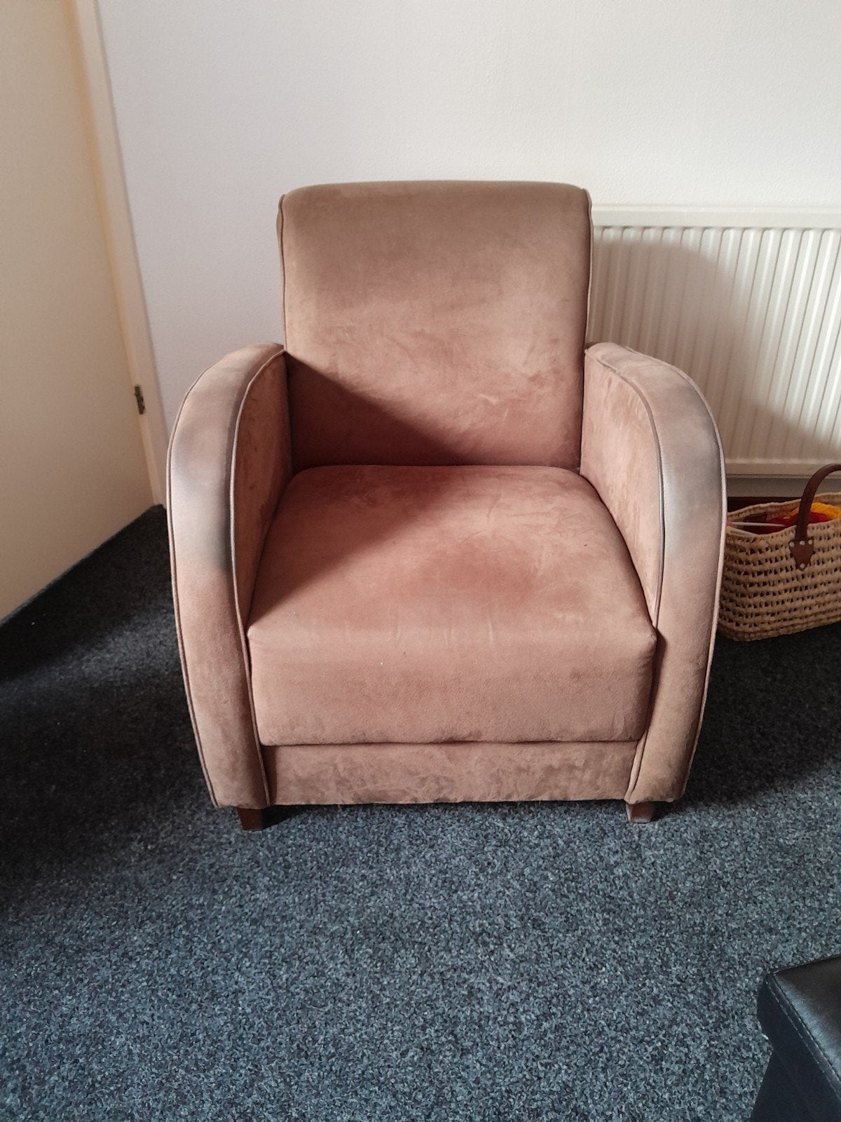 Gratis fauteuil bruin, Ophalen, Gebruikt, 75 tot 100 cm, 50 tot 75 cm