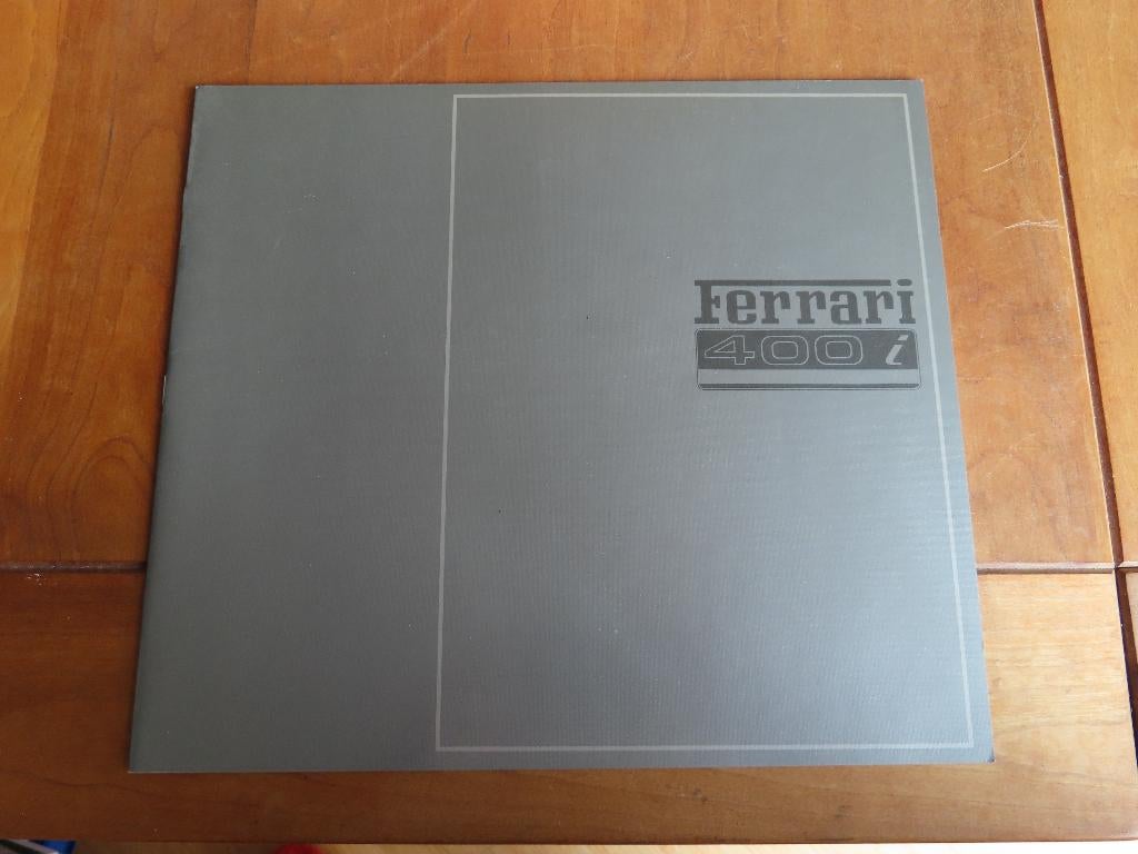 Prestige brochure Ferrari 400 i 1983, Ophalen of Verzenden, Zo goed als nieuw, Ferrari, Ferrari