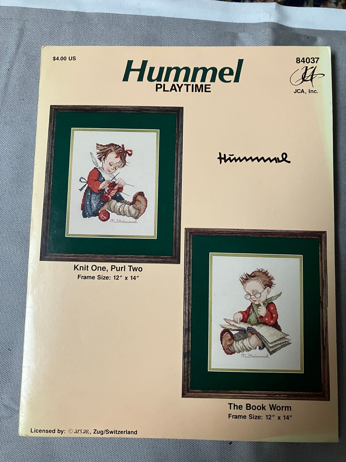 Hummel Playtime Borduurpatronen - Knit One, Purl Two & The B, Hobby en Vrije tijd, Ophalen of Verzenden, Gebruikt, Handborduren