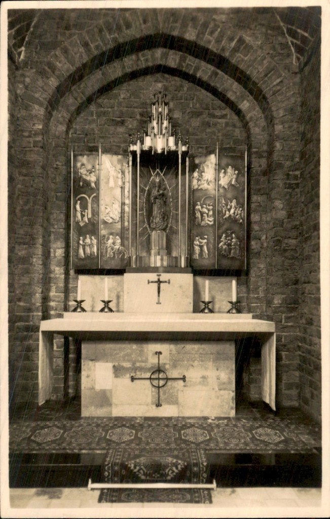 Achteveld - Altaar - Maria altaar St. Joseph Kerk, Ophalen of Verzenden, 1940 tot 1960, Gelopen, Utrecht