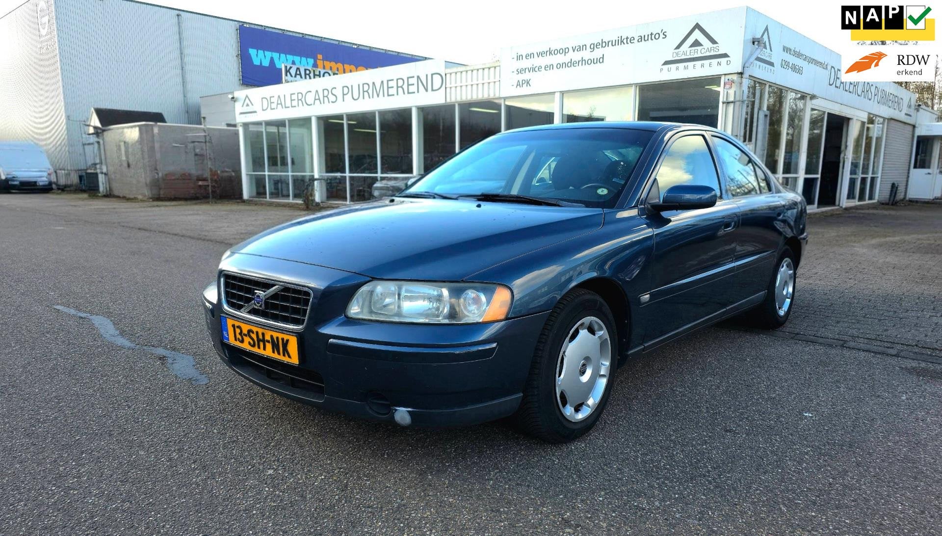 Volvo S60 2.4, Auto's, Volvo, Voorwielaandrijving, Stof, Gebruikt, Zwart
