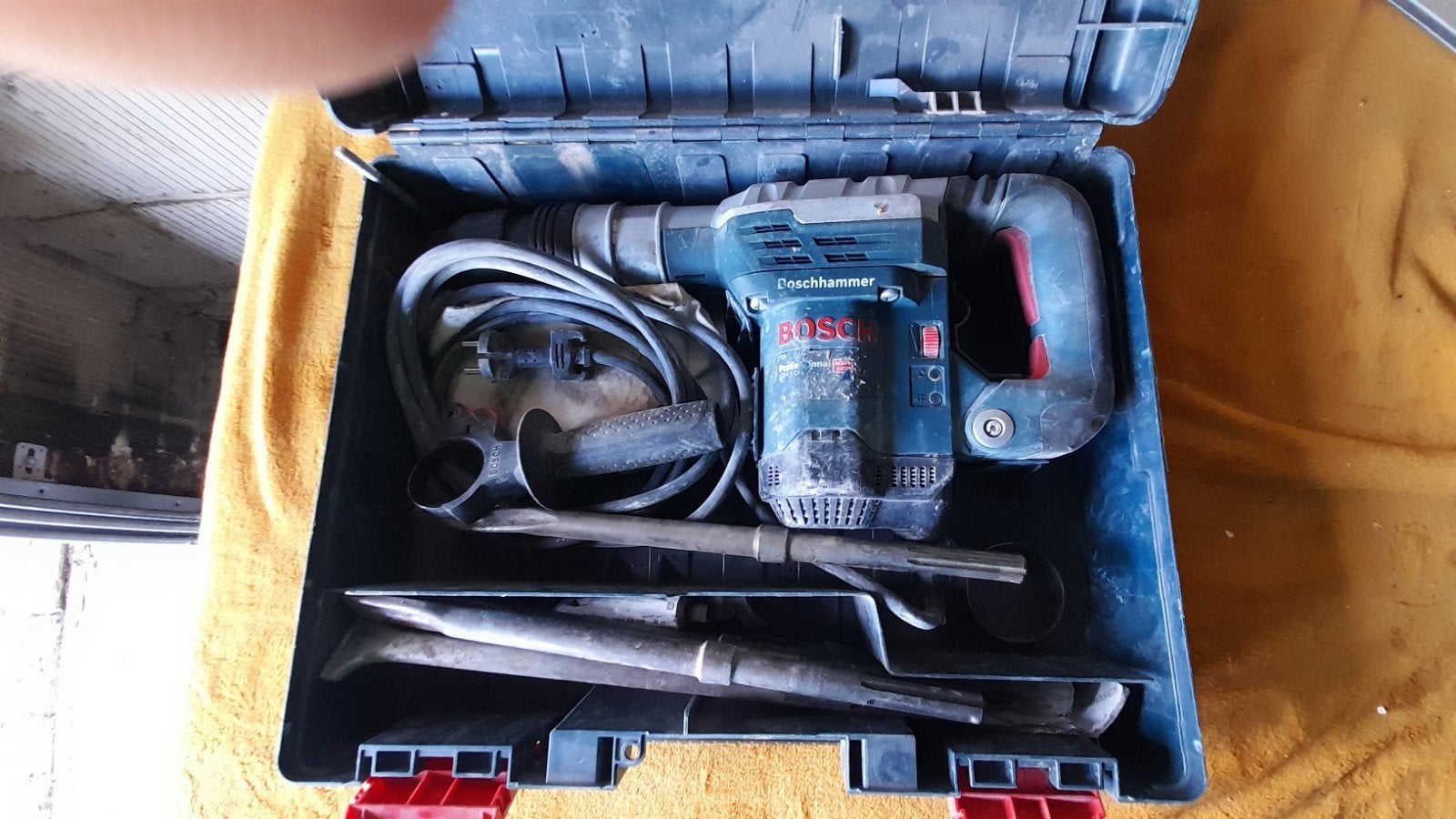 Bosch GSH 5 CE Sloophamer in zeer goede staat, Doe-het-zelf en Verbouw, 600 watt of meer, Boor- en/of Breekhamer, Ophalen of Verzenden