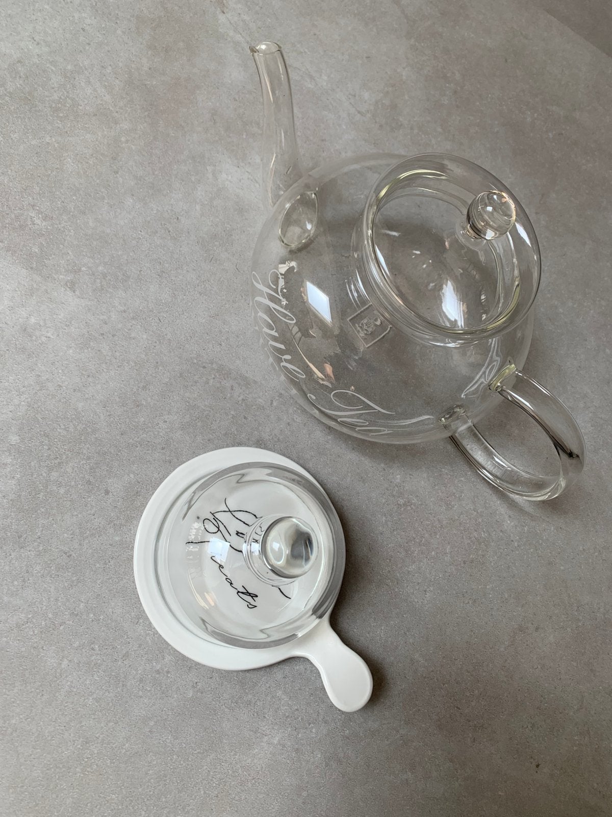 Riviera maison thee pot + little treats, Overige typen, Ophalen of Verzenden, Overige stijlen, Glas