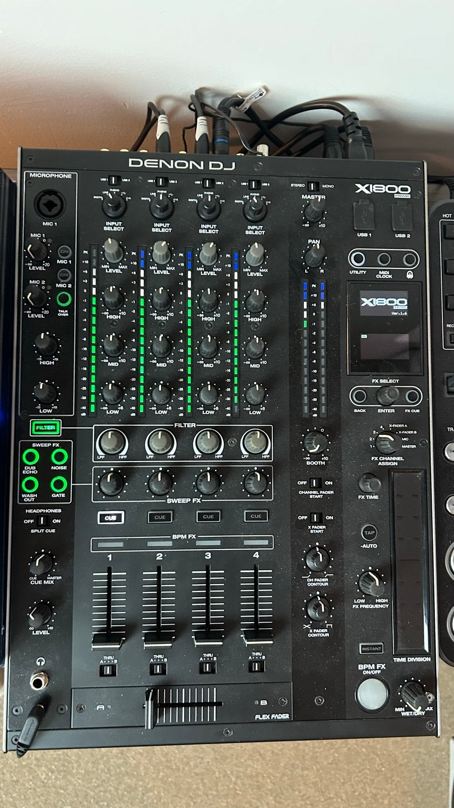 Denon Prime X1800 professionele DJ mixer, Ophalen of Verzenden, Gebruikt, Dj-set, Denon